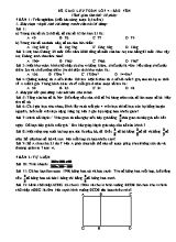Đề giao lưu toán Lớp 4 - Bảo Yên